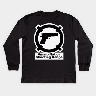 Ammu-Nation Shooting Range Kids Long Sleeve T-Shirt